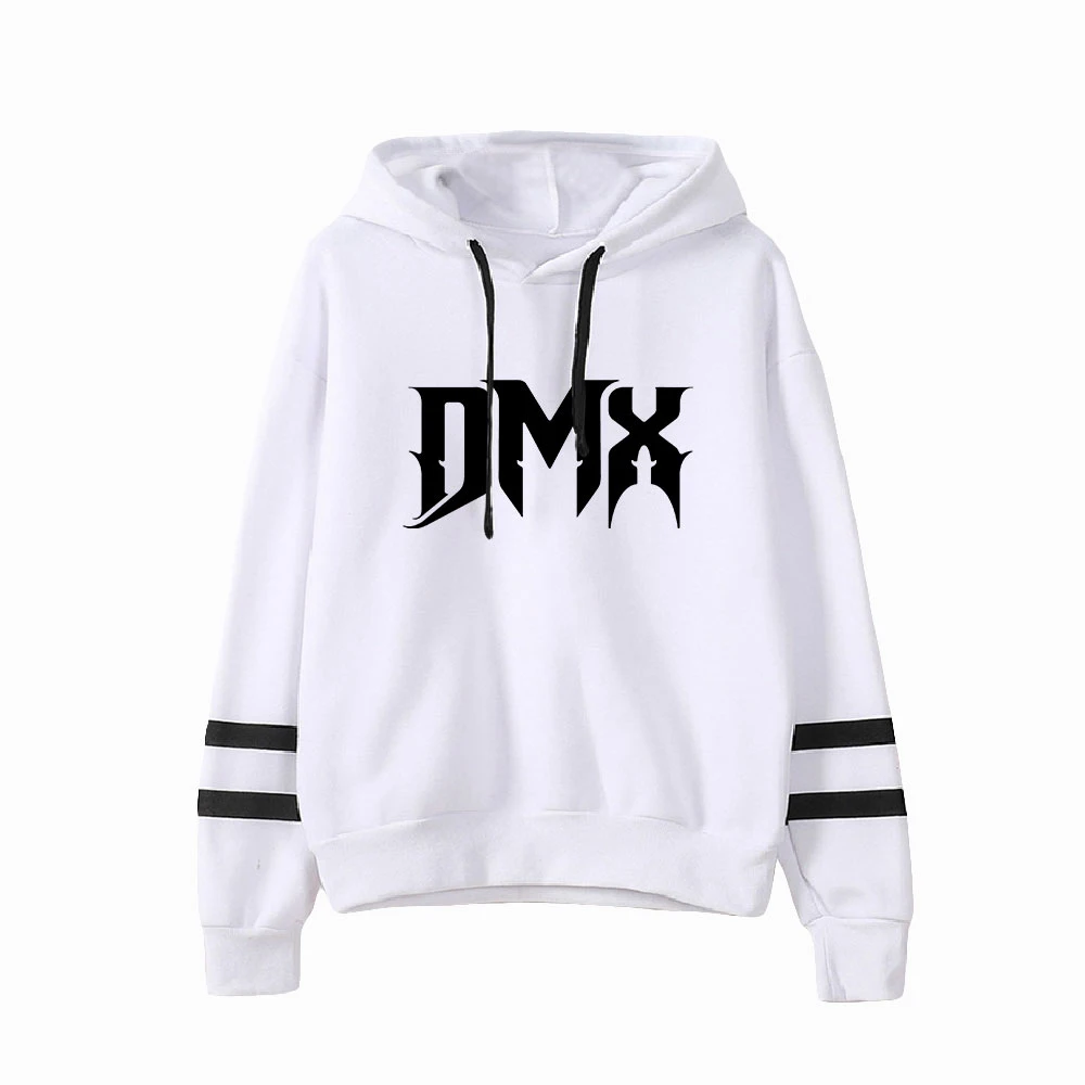 Hoodie unissex RIP DMX com manga sem bolso para mulheres e homens, moletom Harajuku, streetwear, roupas de rapper americano, plus size