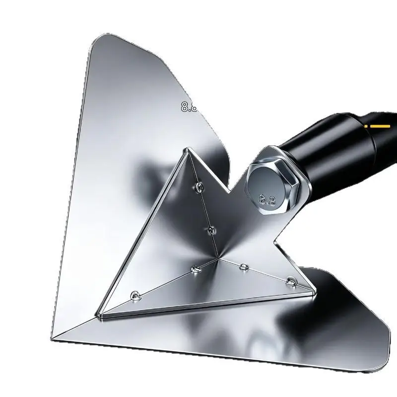 Rust Resistant Stainless Steel Corner Trowel 90 Degree Drywall Plaster Finishing Tool for Construction Workers