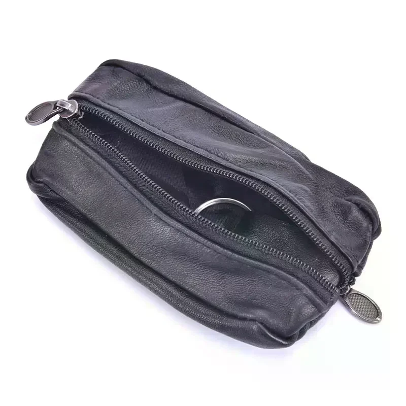 Mini Zipper Soft Purses Unisex Purse For Money Pocket Wallets Small Change Bag