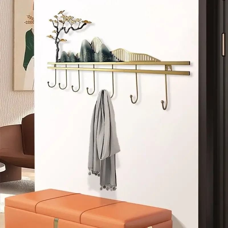Wall Organizer Storage Coat Racks Clothes Cheap Home Furniture Luxury Hanger Nordic Suit Percheros Furniture Living Room image 3