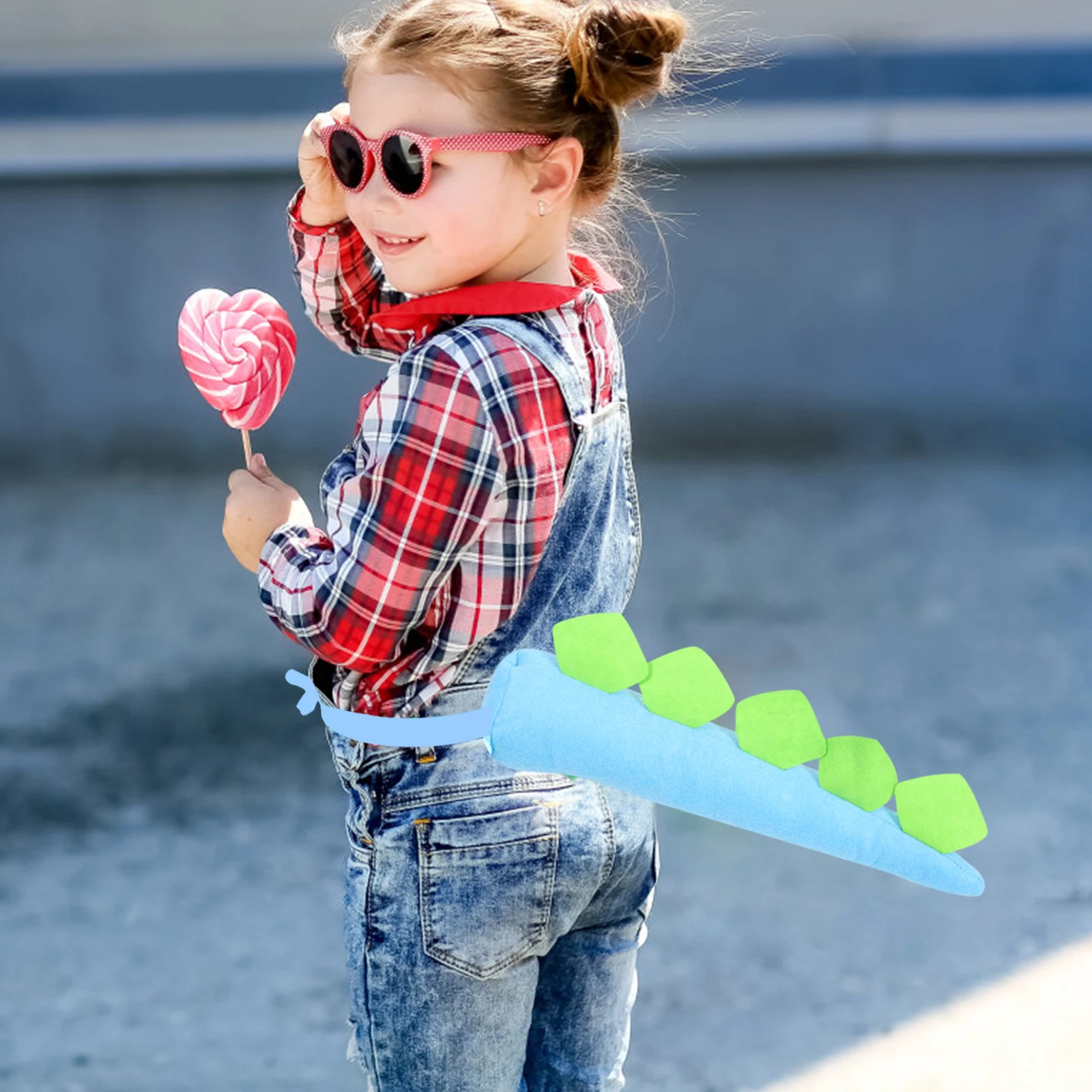 

Dinosaur Tail Props Cute Animal Costume Accessory for Party Performance Photo Gifts Parent Child Play Lightweight