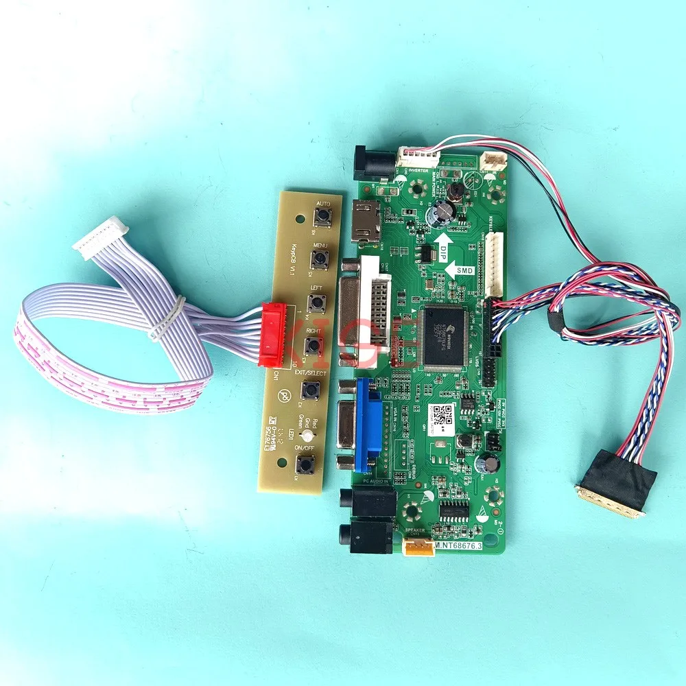 

DIY Kit Controller Driver Board For LP125WH2-SLB1/SLT1/TLB2/TLE1 LVDS 40Pin 1366x768 DVI VGA Laptop Matrix 12.5" HDMI-Compatible
