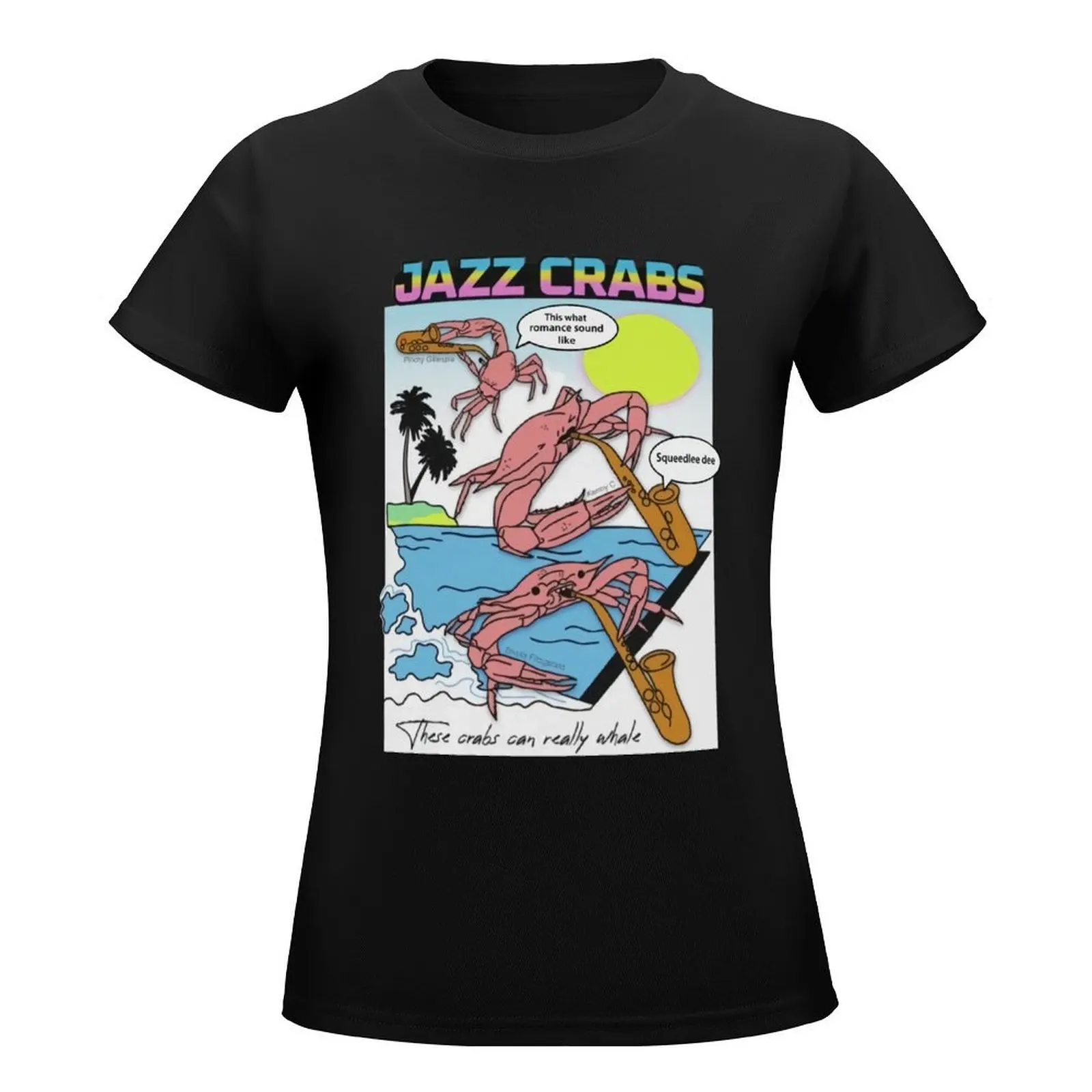 Jazz Krabben T-Shirt Plus Size Tops Zomer Top Vrouwelijke Blouse T-Shirt Jurk Voor Vrouwen Sexy