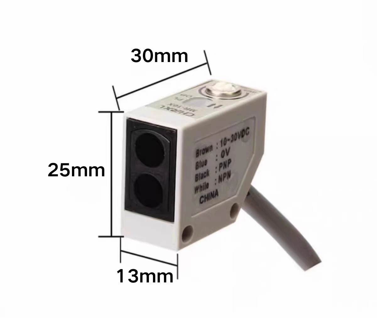 Square photoelectric switch sensor for MR-10X MR-30X MR-60X/N//Normally open + normally closed