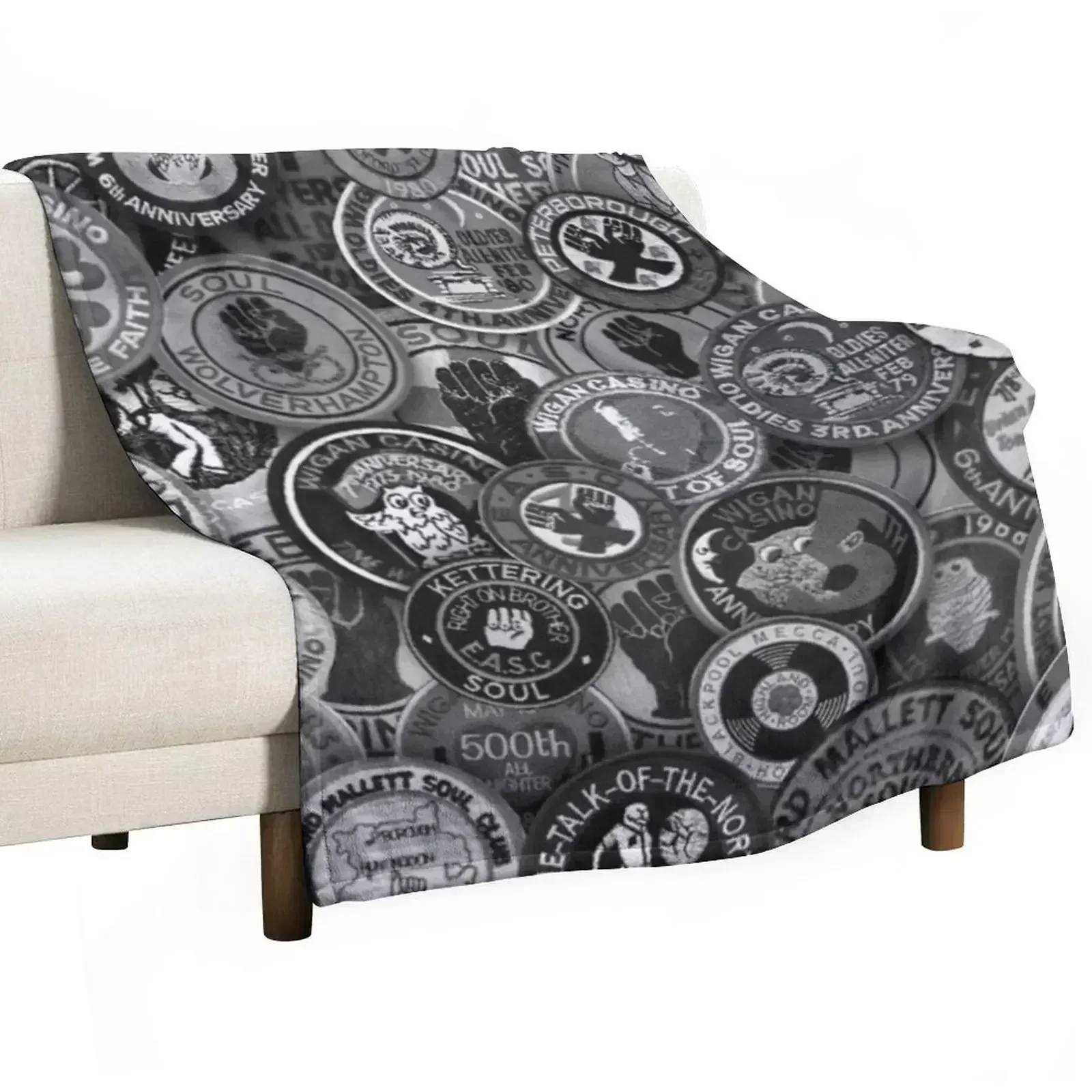 northern soul memories Throw Blanket anime Beach Warm Travel Soft Plaid halloween Blankets