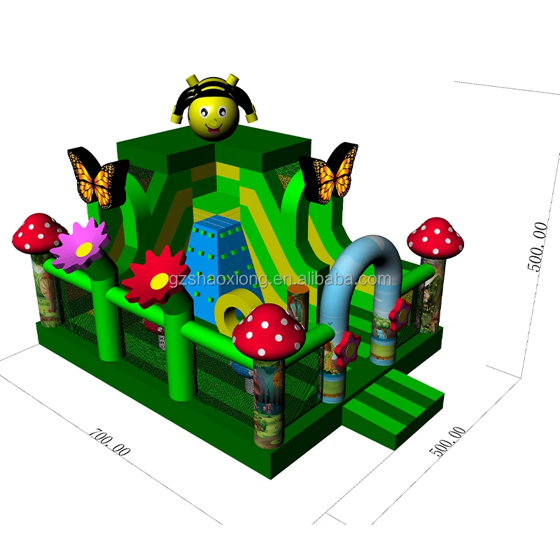 Commercial Inflatable Castle Outdoor Animal Themes Bouncy Castle Kids Inflatable Bouncing House Combo Obstacle Sport Games Slide