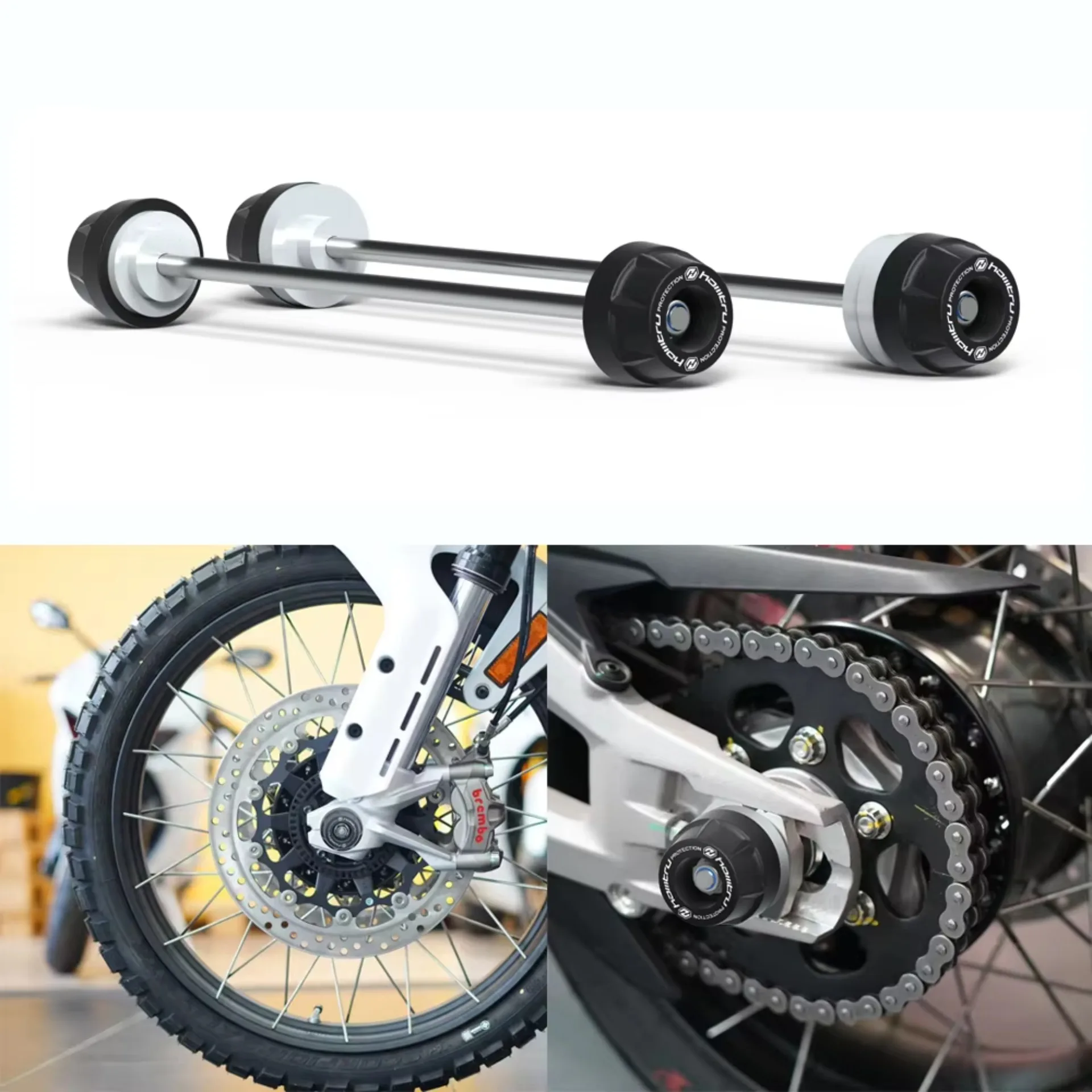 

Комплект защитных колпаков на ось колеса мотоцикла для DUCATI Multistrada V2 V2S V4 V4S 2021-2025, защита от опрокидывания