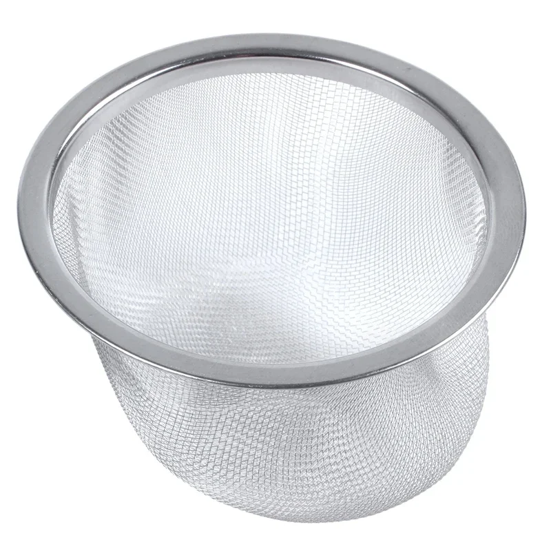 

teapot diameter 80mm metal mesh tea Leaf spices strainer basket Tea accessories Tea holder Tea infuser Tea strainer infuser