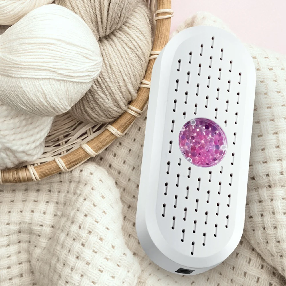 Portable USB Electric Dehumidifiers Cycle Hygroscopic Machine Moisture Absorbent Dehumidifier for Wardrobe Shoe Cabinet Bookcase
