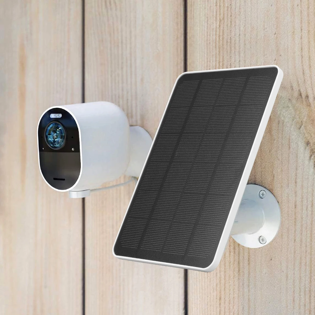 4W/6W 5V Solar Charging Panels Adjustable Wall Mount Solar Battery Charger for Arlo Pro 5S/4/3 Floodlight Camera view 3
