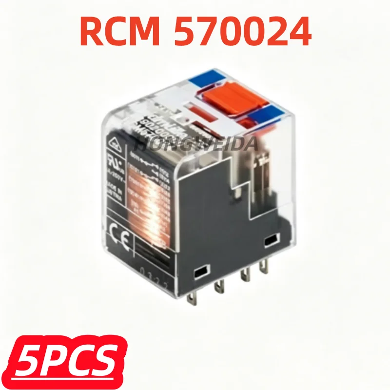 5Pcs/lot 100% New RCM 570024 RCM570024 For Weidmuller 24VDC Four Open Four Close 869020000 Original Relay