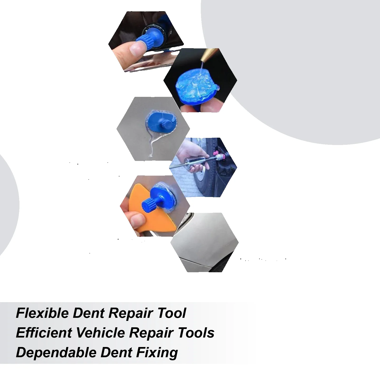 Dent Repair Tools Kit Damage Fix Gadgets Car Body Dent Repair Puller Hammer Tool For Motorcycle Shells Washing Machine Beginners