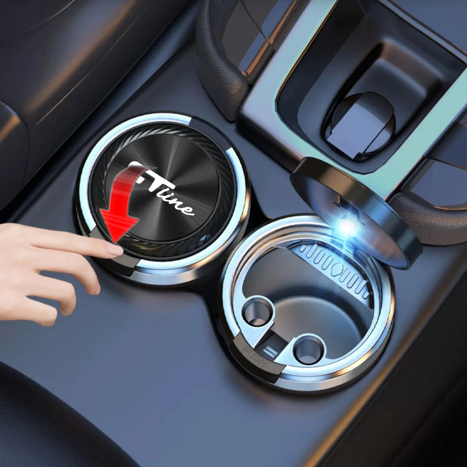 car cenicero ashtray texture car accessoires for renault megane clio 2 3 4 gtline sport captur talisman laguna  trafic