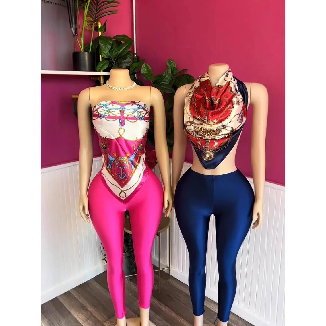 Sexy Women's Long Pants Y300805 Cross-Border Fashionable Ladies' Bottoms Perfect for Autumn Season Other Material Composition