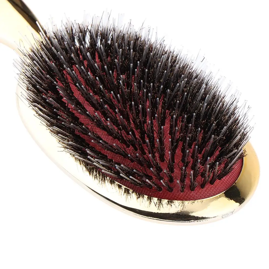 

Профессиональная расческа из щетины кабана для укладки волос, противозапутывающая, для мужчин, женщин, детей и салонов