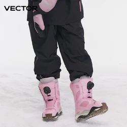 VECTOR Brand Winter Ski Pants Women Outdoor High Quality Windproof Waterproof Warm Snow Trousers Winter Ski Snowboarding Pants