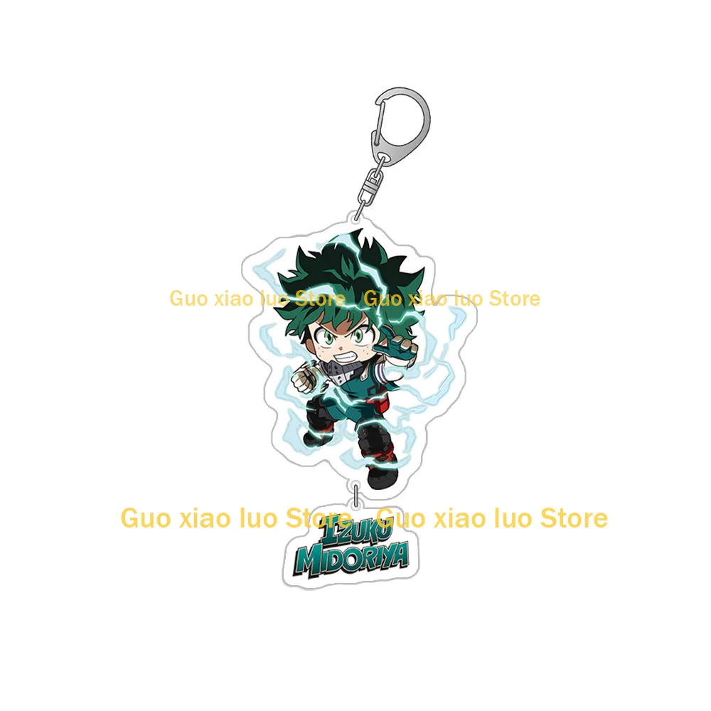 My Hero Academia Katsuki Bakugo Shoto Todoroki Ochaco Uraraka Tomura Shigaraki Chibi anime Acrylic keychain Backpack charm gift