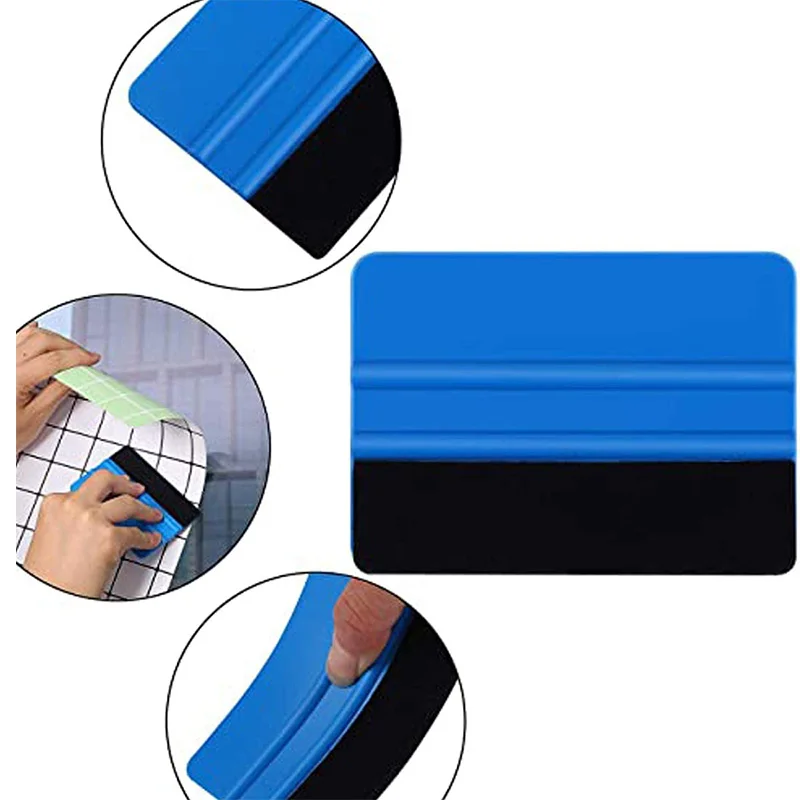 Fenster Tönung Kit Auto Wrap Werkzeuge mit Filz Rakel Allzweckmesser Schaft Dichtung Rakel Vinyl Wrap Magnet Halter Kit Abdeckung Werkzeug – Detail 8