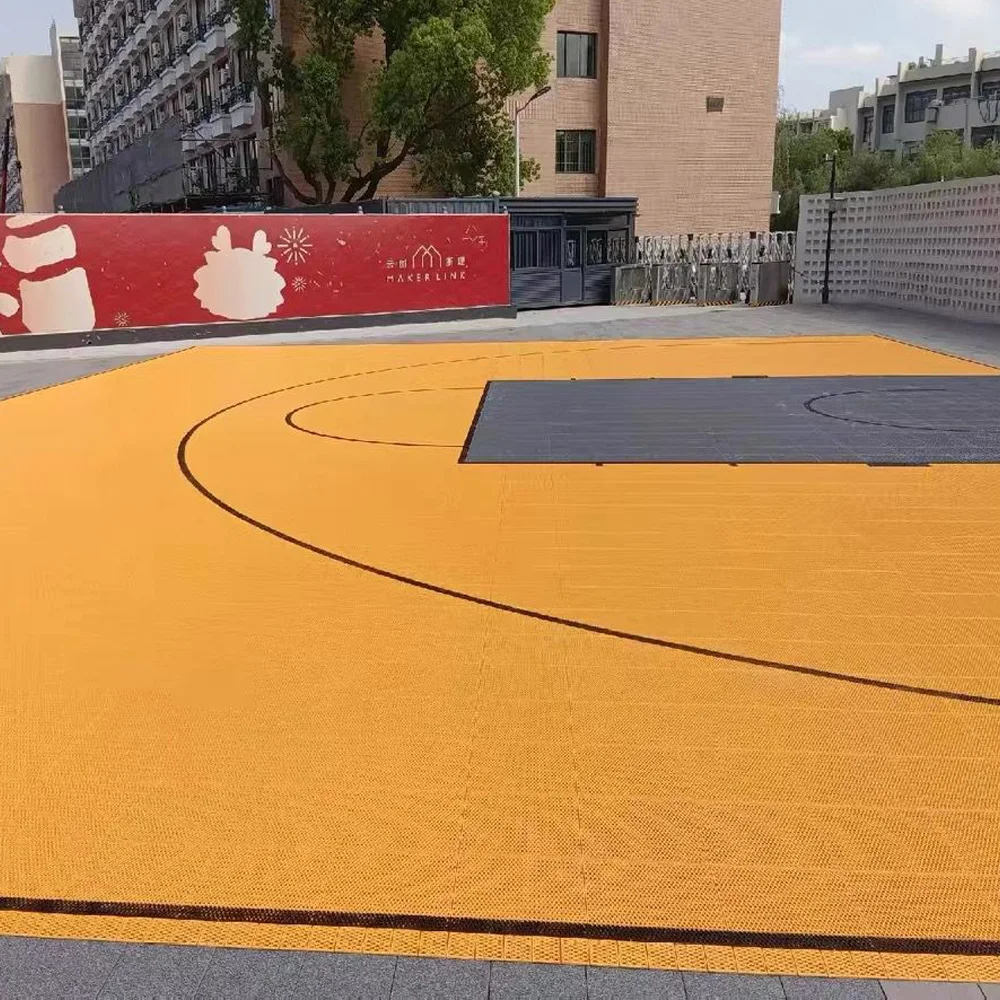 Beable Interlocking Flooring for Any Basketball Court, Customizable and Adaptable, Outdoor and Indoor