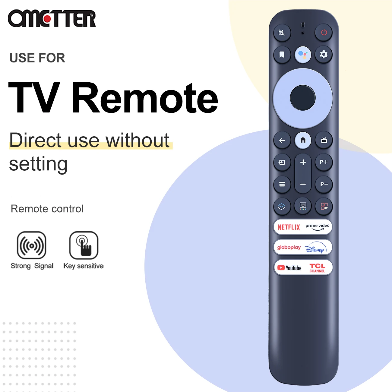 Suitable for TCL Voice Version Smart TV Remote Control RC902V FMR1 RC902V FMR2 RC902V FMR4 Universal 50/75C725 50P725G 55C728