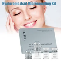 Kit Facial de Ácido Hialurónico, Suero Hidratante en Roll-on, Reafirmante Delicado, Suavizante Facial, Esencia Nutritiva para el Cuidado Diario de la Piel