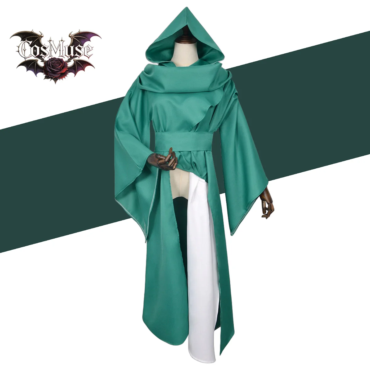 

Slay the Spire 2 The Silent Cosplay - Плащ-накидка с поясом, унисекс, для взрослых, для выступлений на Хэллоуин