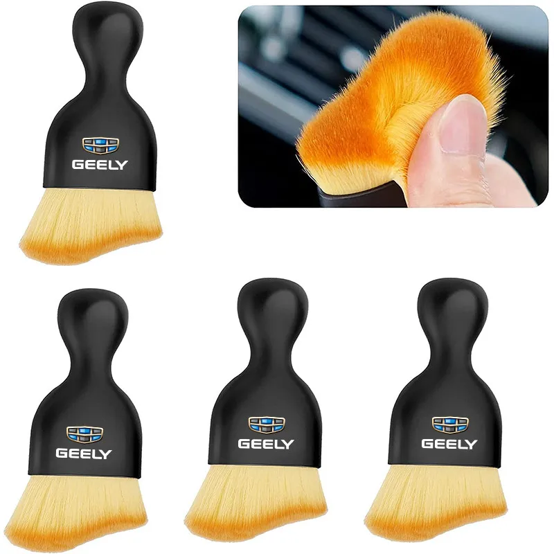 Car Interior Cleaning Brush Interior Nylon Cleaning Tool For Geely Geometry C gc6 Tugella Emgrand 7 GSe ec7 Atlas pro Coolray X7