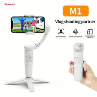 M1 Handheld 3-Axis Phone Gimbal Stabilizer anti shake intelligent face tracking photography Smartphone Foldable Handheld Gimbal