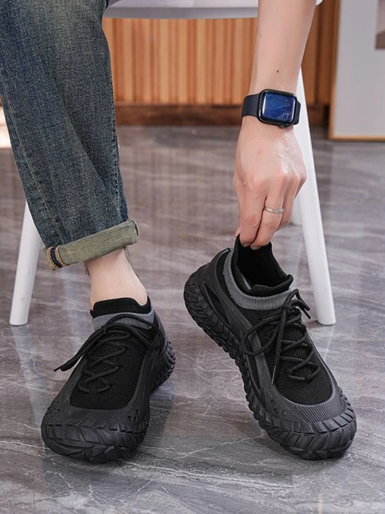 

Мужские повседневные кроссовки с дышащей сеткой и мягкой стелькой, унисекс, легкая широкая спортивная обувь высокого качества для мужчин