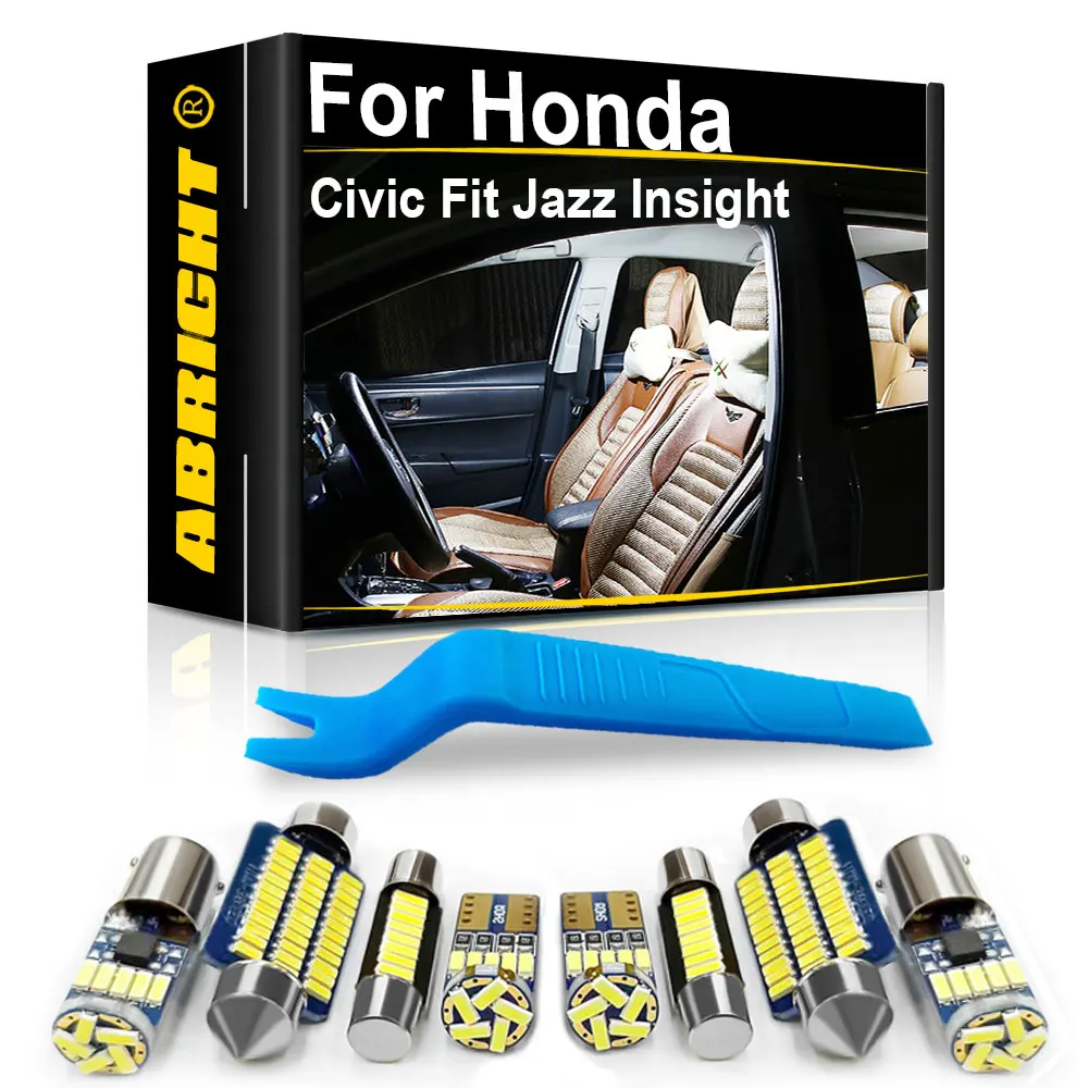 Samochodowe oświetlenie wewnętrzne LED do Hondy Accord 7 8 Civic EG EK 3D 4D 5D 10th Fit Jazz Insight 1990-2021 Akcesoria Auto Części Canbus