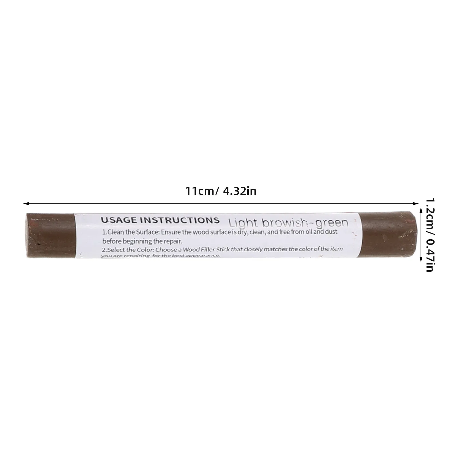 12Pcs Furniture Wax Crayons Wood Touch Up Markers Repair Kit for Scratch Repair on Cabinets Doors Floors Color Match