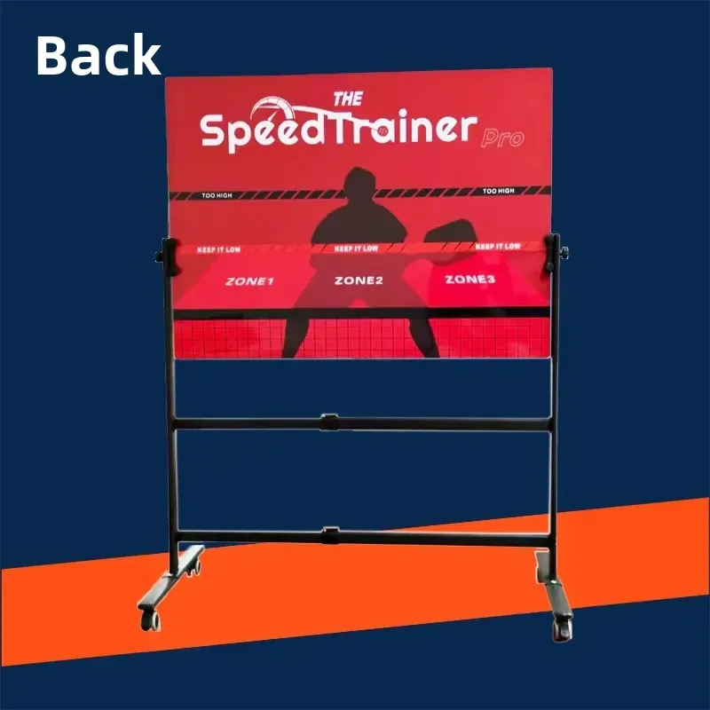 Pickleball Training Board 110x85cm Double Sided Wood Plastic Composite Professional Rebound Wall for Solo Practice