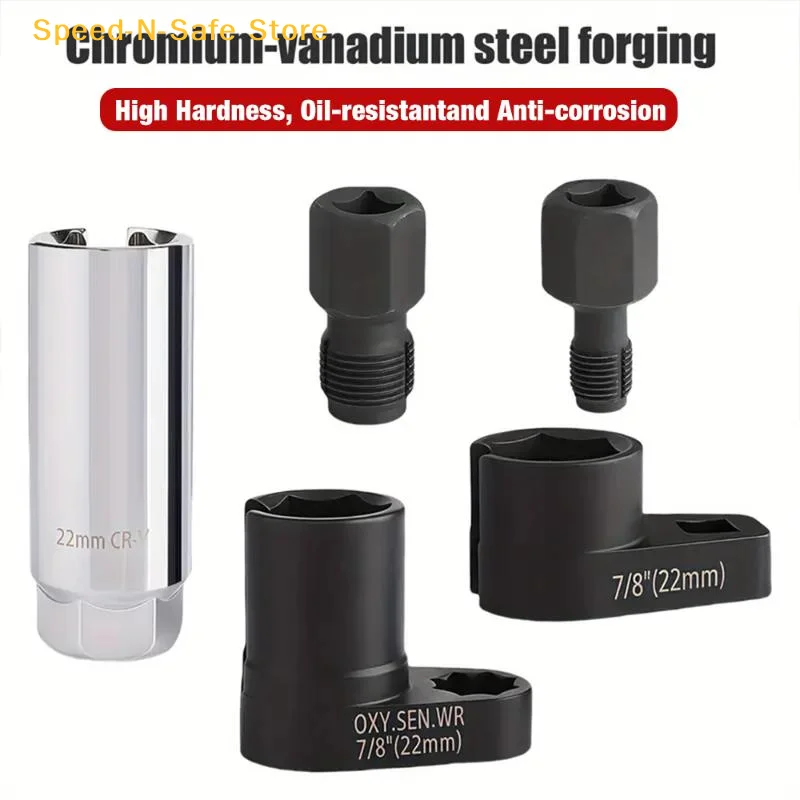 Heavy Duty Oxygen Sensor Socket Set Professional Automotive Wrench Kit for Sensor Precision