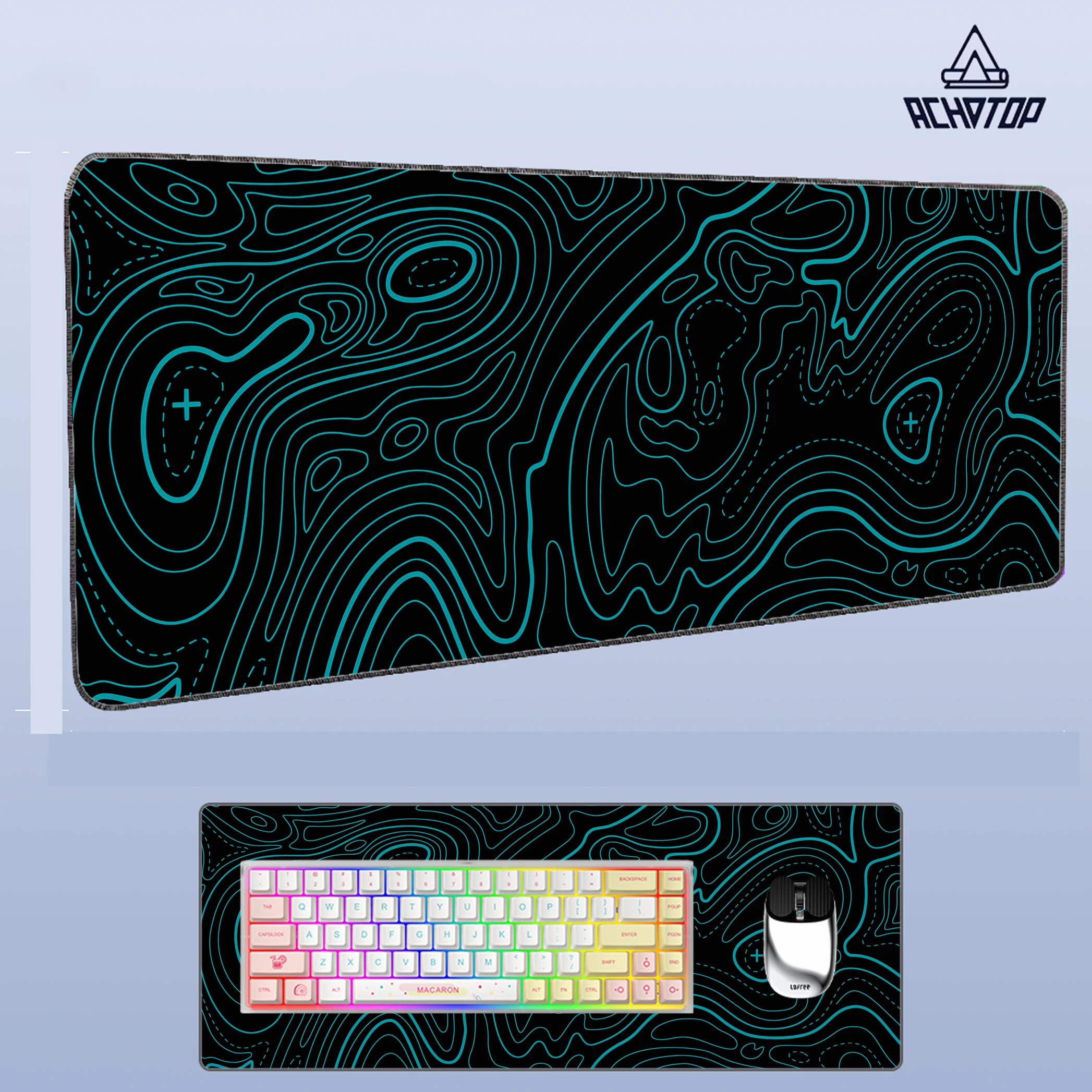 

Mousepad Computer Art Black And White Line Mouse Pad XXL Playmat Non-Slip Natural Rubber Carpet Mouse Mats Desktop Mouse Pad
