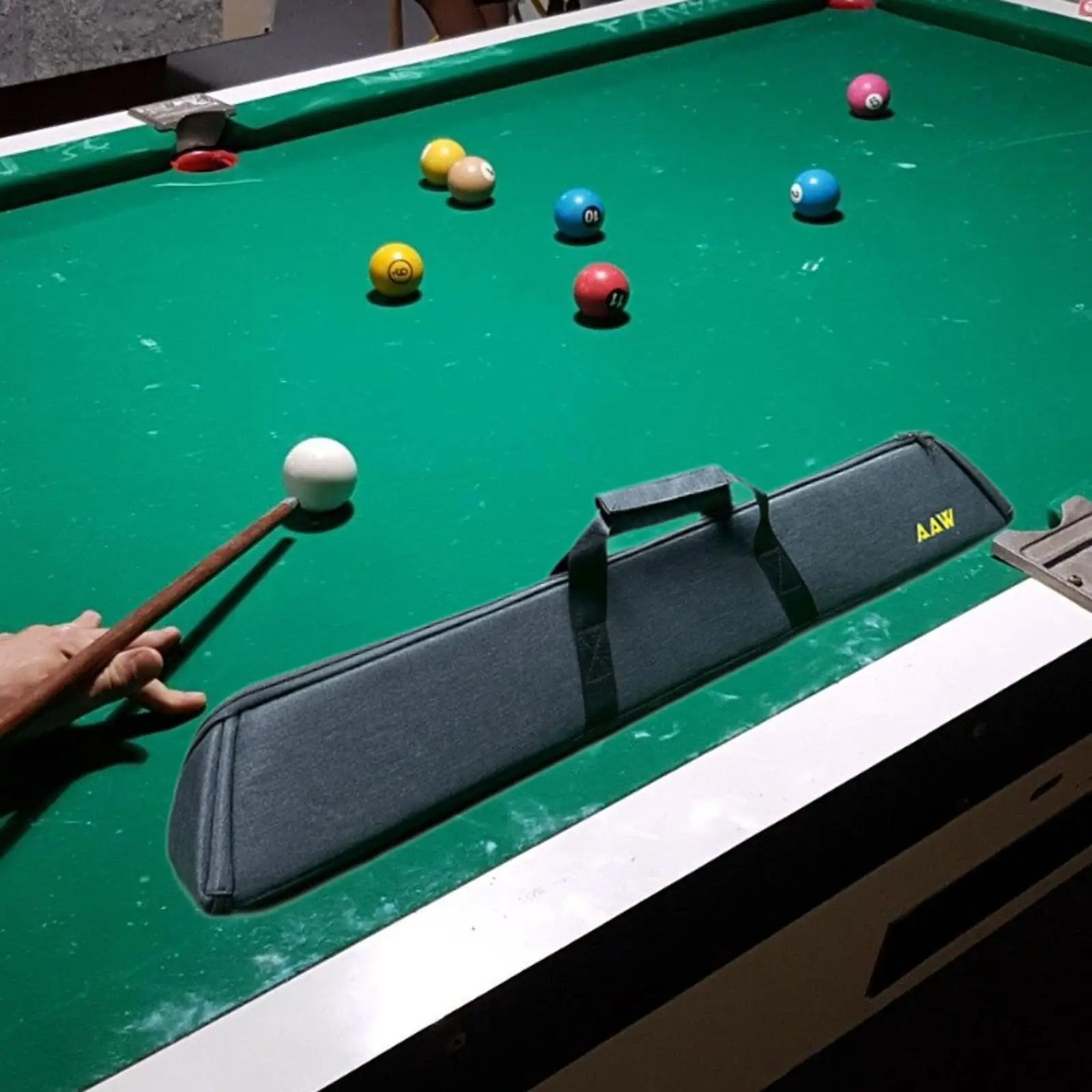 

Чехол для бильярдных киев, защитный чехол для снукерных киев, сумка для переноски киев 1/2 Split Club Bag для соревнований, тренировок и практики по бильярду