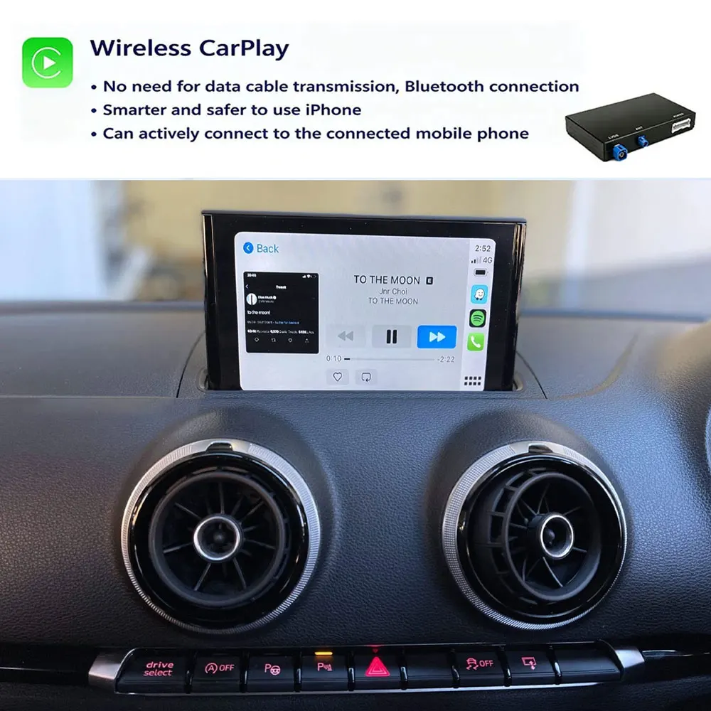 For Audi A3 8V 2013–2020 MIB System 7″ Display Wireless CarPlay & Android Auto Retrofit Kit