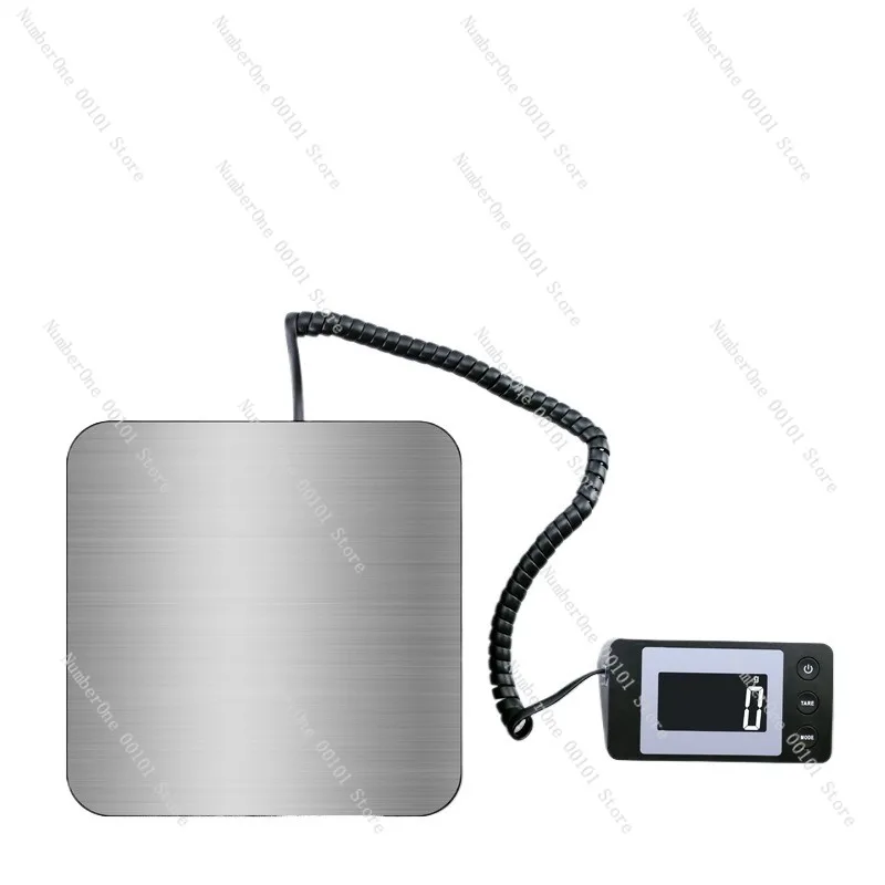 

High-Precision 2g Electronic Scale,Portable Platform Scale for Logistics&Parcels,50kg Capacity,Pet&Mail Bag Weighing Scale