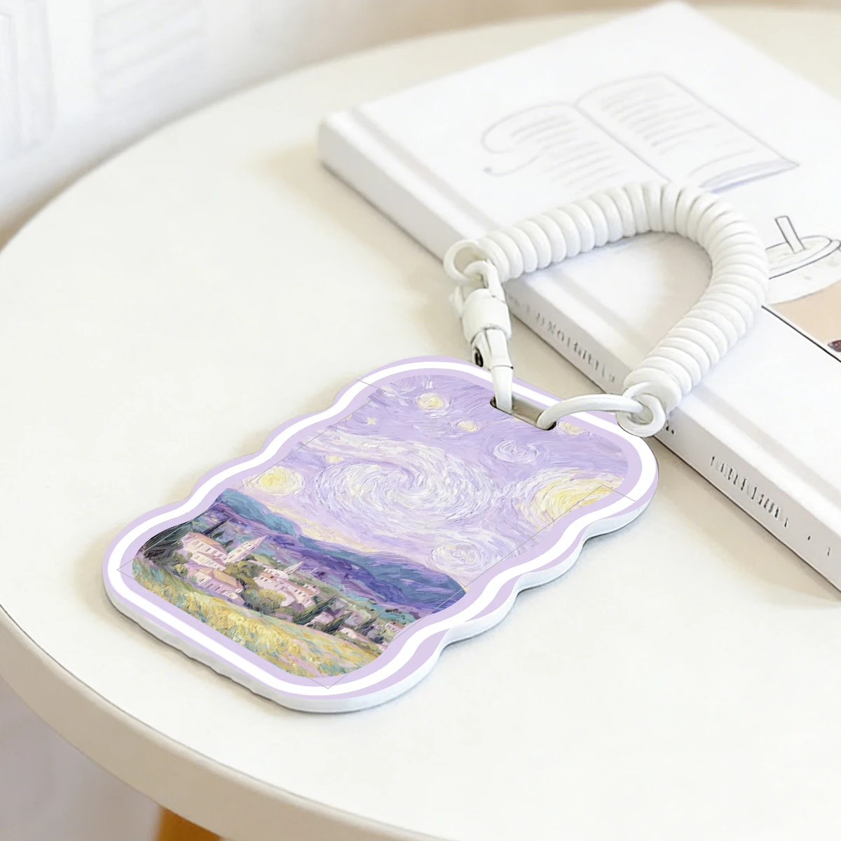 Card Protective Case for Student Bus/Meal Card Protection Case Kpop Photocard Holder Credential Badge Holder Pendant Keychain