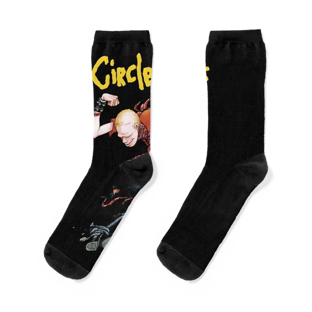 

Black<<circle jerks circle jerks, circle jerks, Socks anti-slip colored Socks Girl Men's