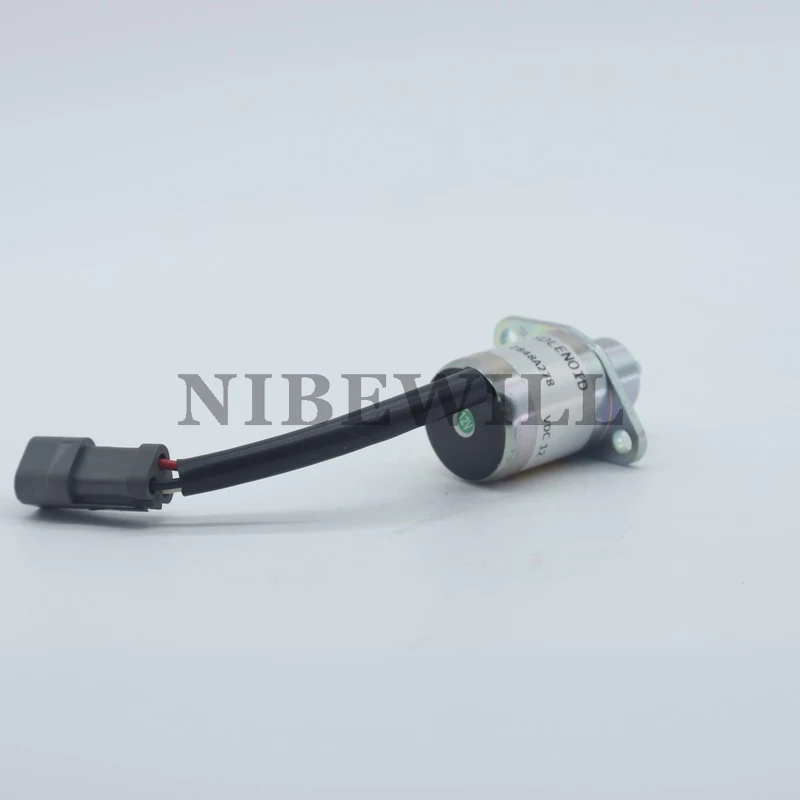 For CAT 236 246 248 252 262 for Perkins UB704 Engine Shutdown Solenoid Valve 2848A278 12V