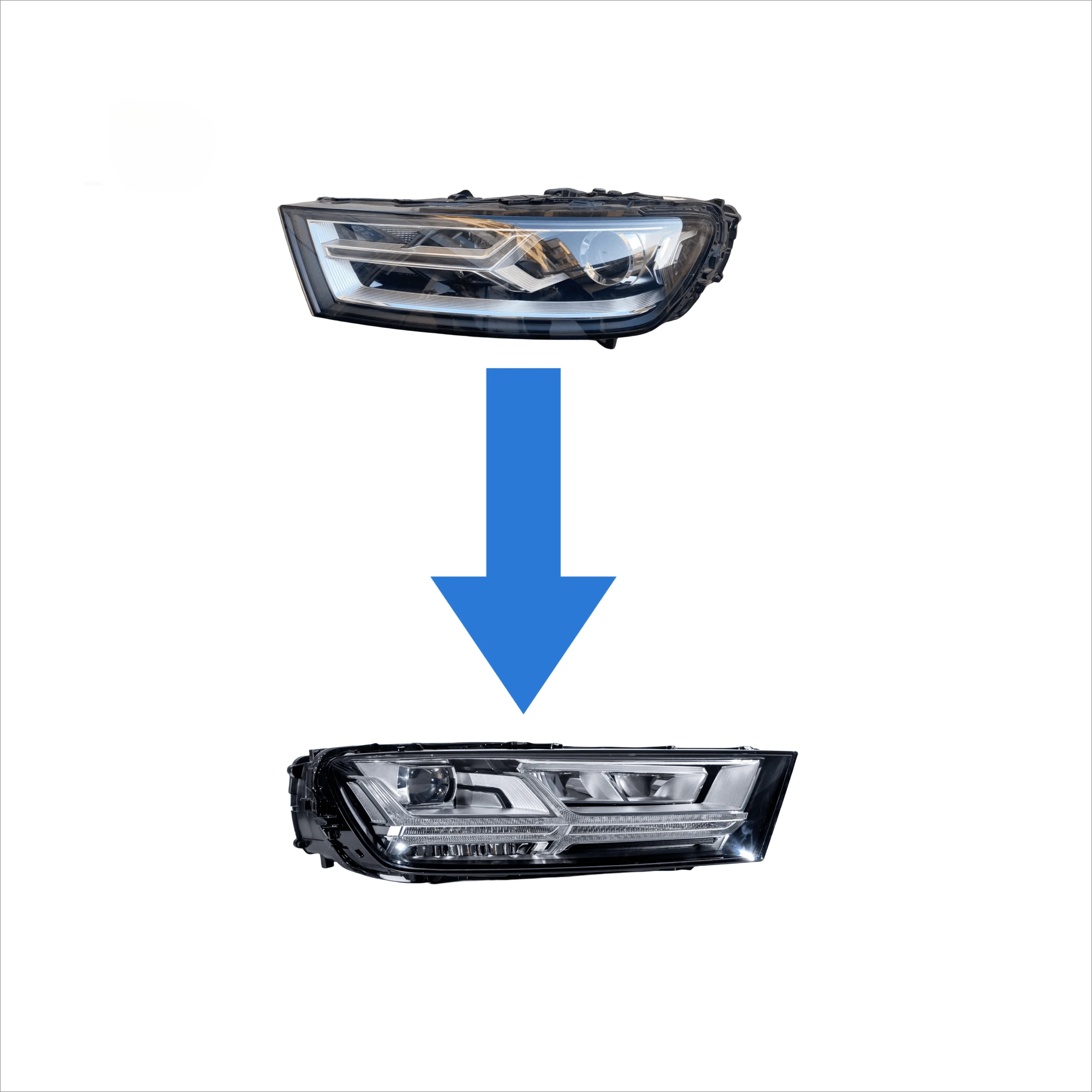 Factory Direct Sales-For Audi Q7 16-19 HID Upgrading AUDI Q7 16-19 LED Modified Headlight -Low Upgrading High Direct Plug-in