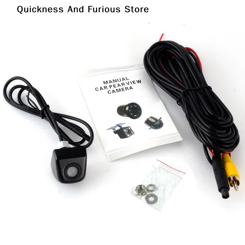 【MO】Car Backup Camera Rear View Camera Clear Anti-Interference 170 Degree Wide Angle Adjustable Vehicle Small Reversing Camera
