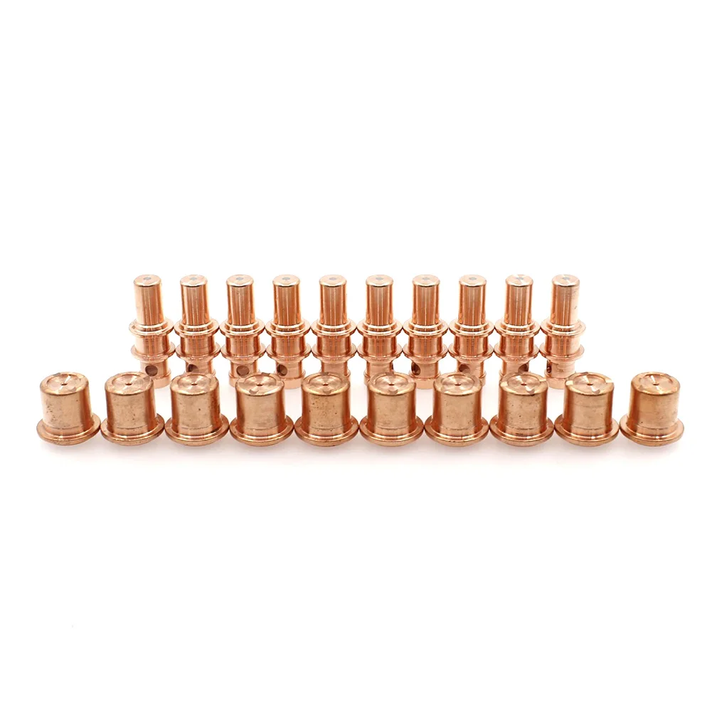 Durável Plasma Eletrodo Bico Ponta Tocha de Corte Cortador de Plasma Consumíveis de Soldagem Peças Pd0105 A81 20 Pcs Pr0109 1.0 mm
