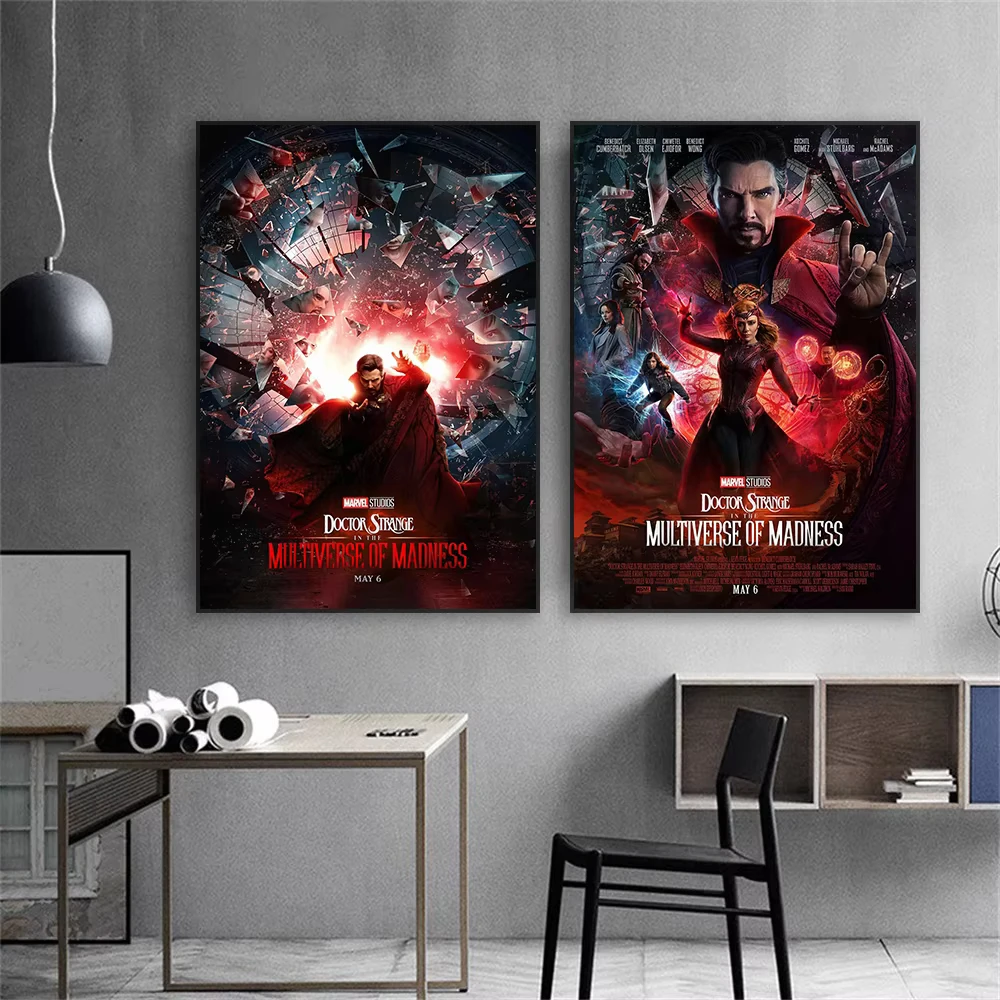 Deadpool & Wolverine Movie Art Poster Classical Movie Spider Man 2021 Prints Disney Superhero Canvas Painting Home Decoration