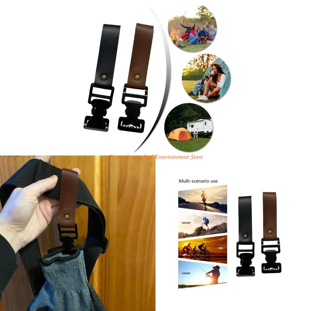 

C4DE Multifunction Gloves Holder Strap Portables Work Gloves Grabber Holder Clip