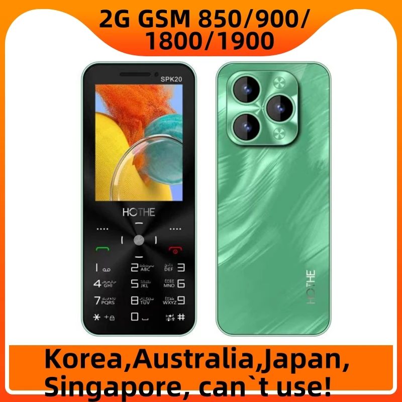 SPK20 Push Button Mobile Phone,2.8 inch,Dual Sim,Bluetooth,Flashlight,MP3 MP4,Wireless FM,Camera,Vibration,Cheap CellPhone