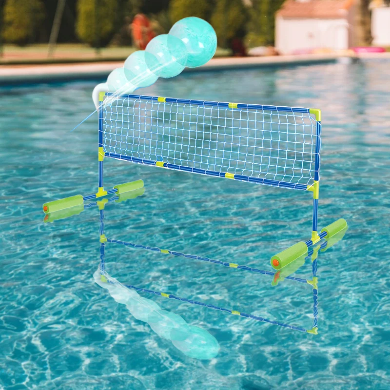 Volleyball Net Set Inflatable Volleyball Water Beach Pool Game for Adults And Kids Portable Indoor Outdoor Sports Games Toys