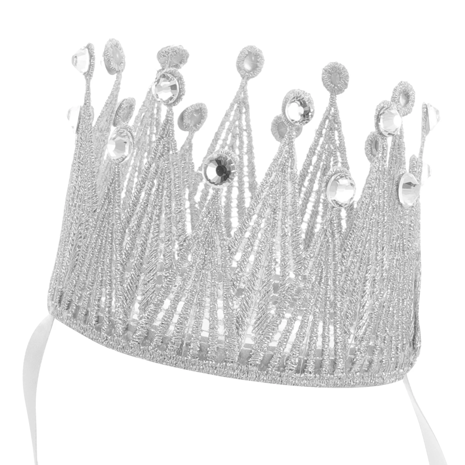 

Scarf Princess Crown Hair Accessories Child Party Cloth Girl Decorations for Girls