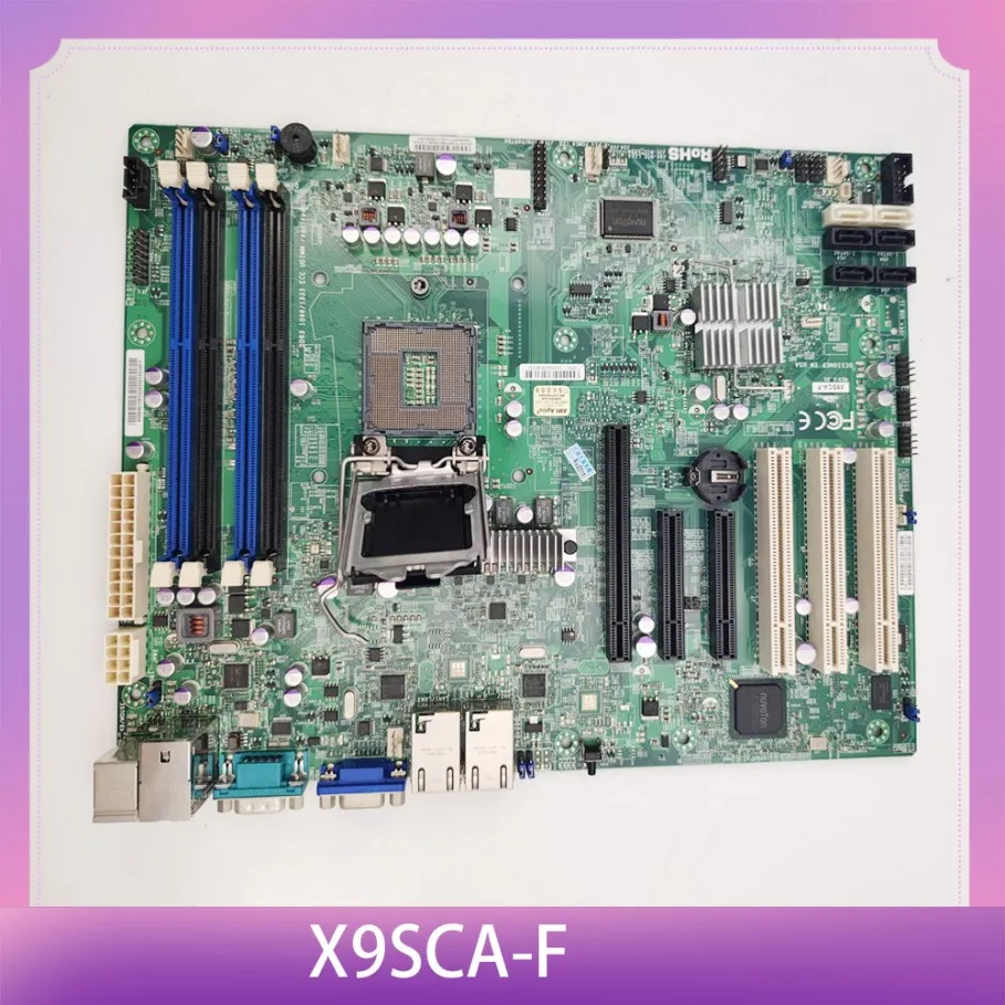 For Supermicro C204 Chipset LGA1155 DDR3 E3-1200 Server Motherboard X9SCA-F