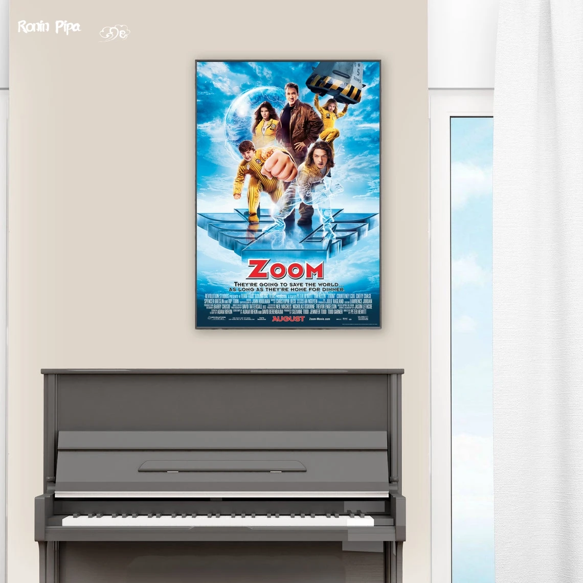 Zoom Classic Movie Poster Art Print Canvas Painting Wall Pictures Living Room Home Decor (No Frame)